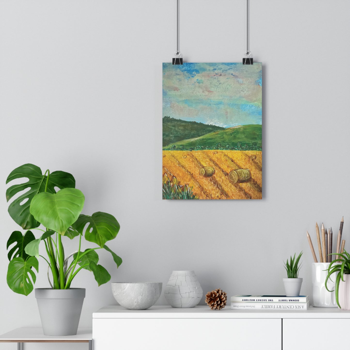 Hay Bales Giclée Art Print