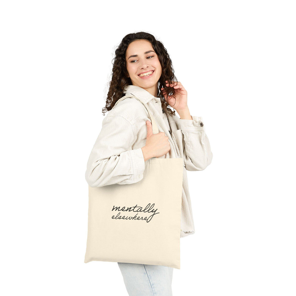 'Mentally Elsewhere' Tote Bag